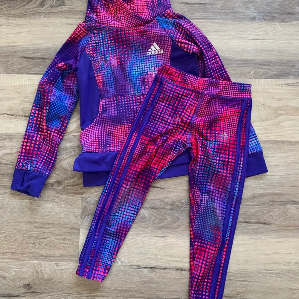 Adidas girl track suit